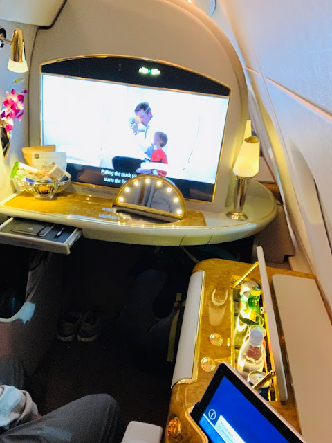 Review: Emirates EK231 First Class A380 Dubai (DXB) to Washington DC (IAD)