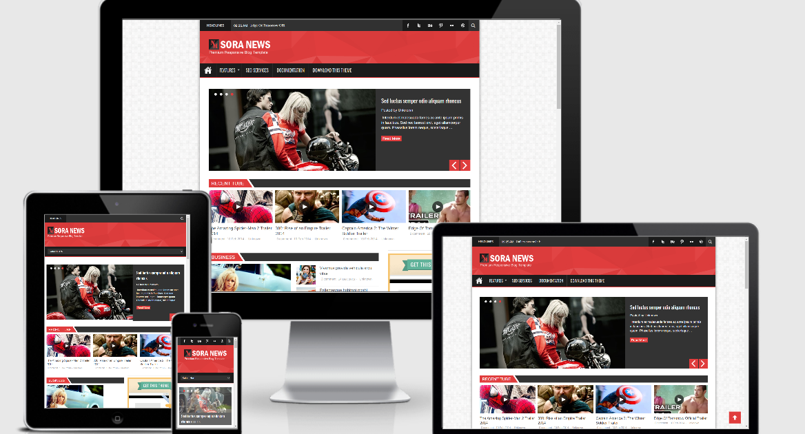 Blogger News Template Free