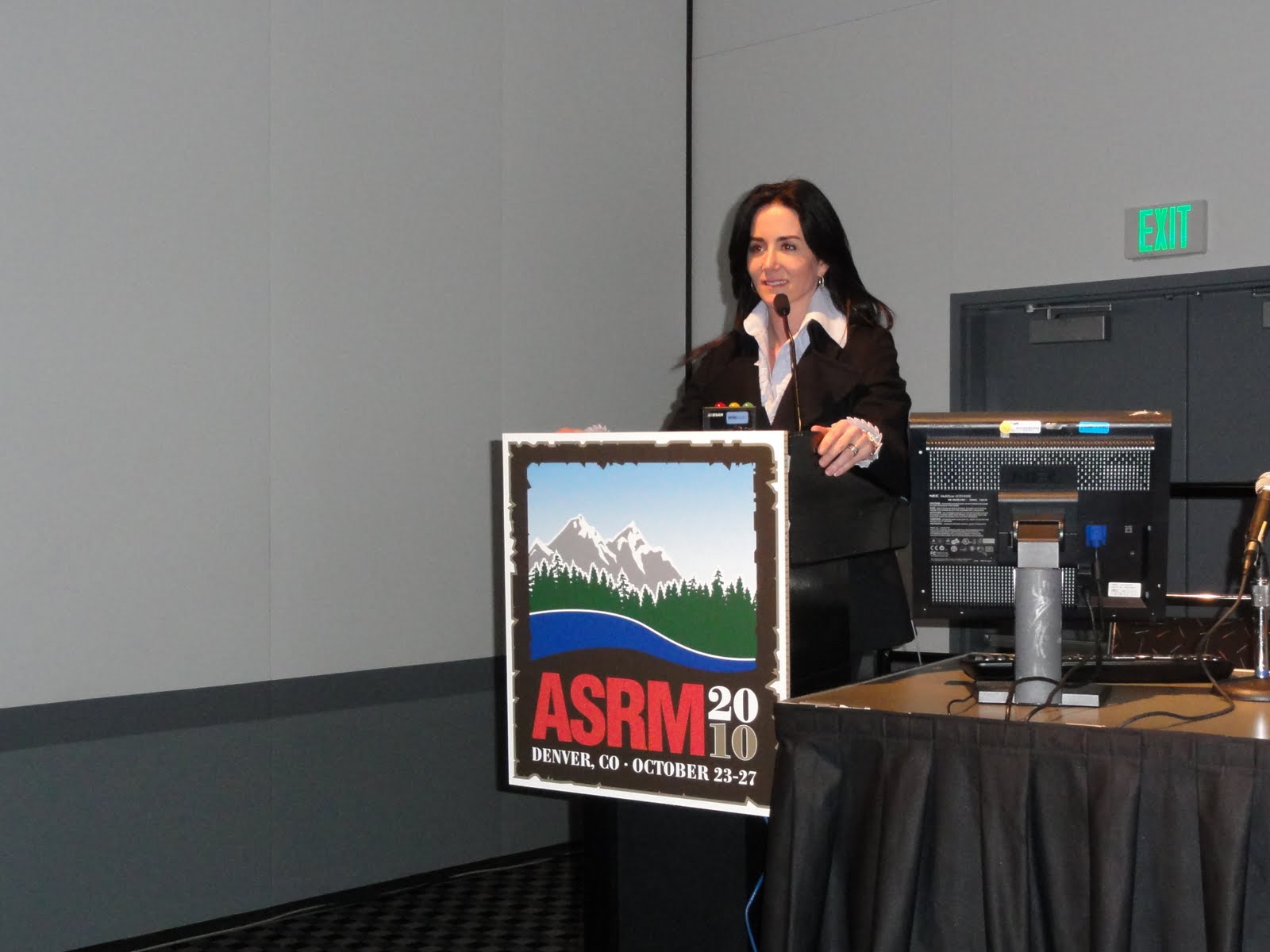 Luciana Chamié ASRM 2010 Denver, Colorado