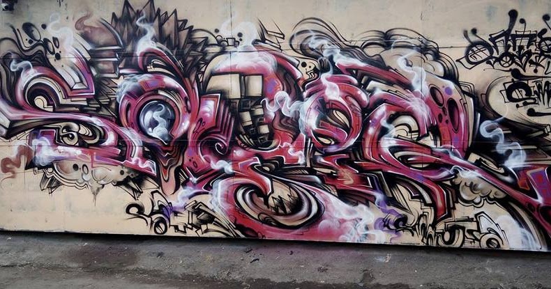 Graffiti Art Awesome Graffiti Alphabets Letters Scary Skull 3d