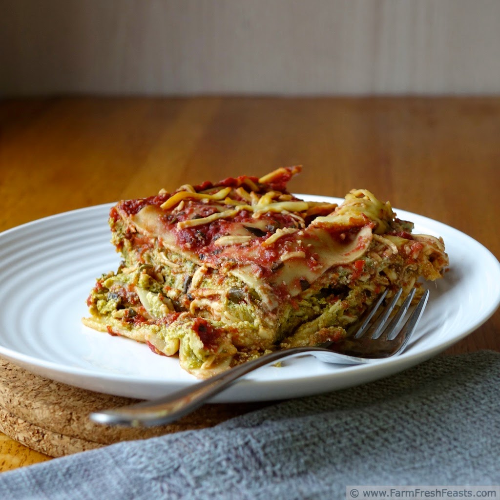 Farm Fresh Feasts Butternut Squash and Spinach Lasagna {Small Family Size}