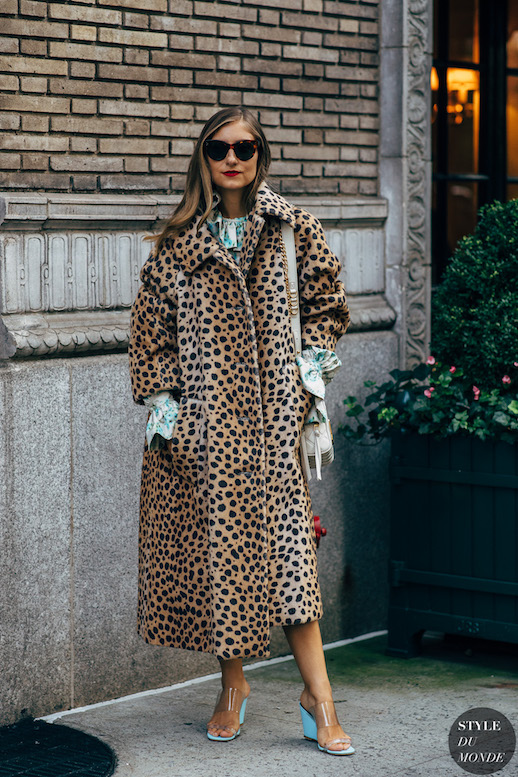 Spotted: Leopard Coats Are Still Very Cool