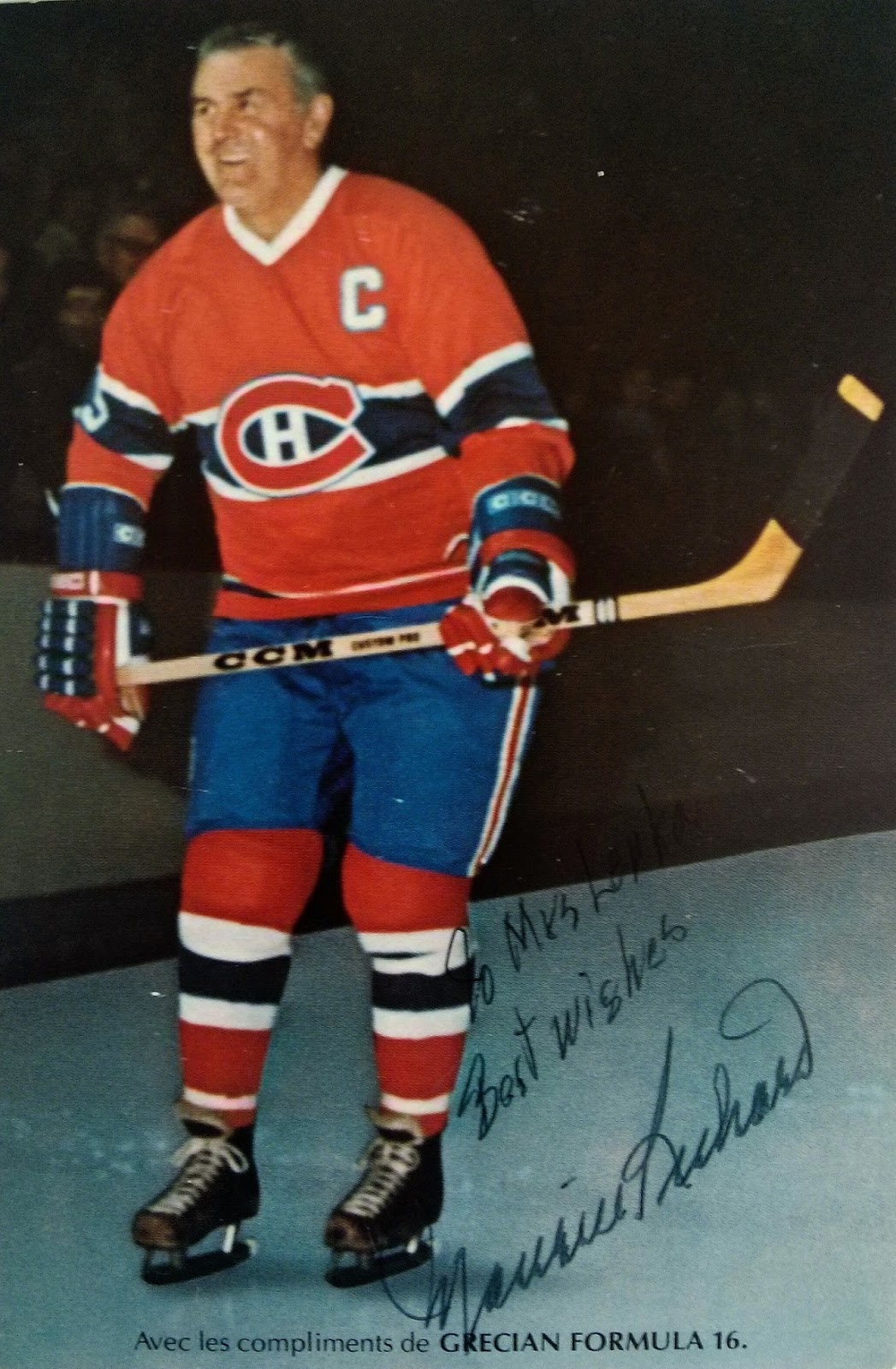 Lední hokej Ice Hockey Maurice Richard