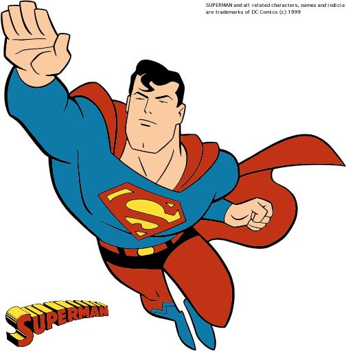 superman flying clipart - photo #43