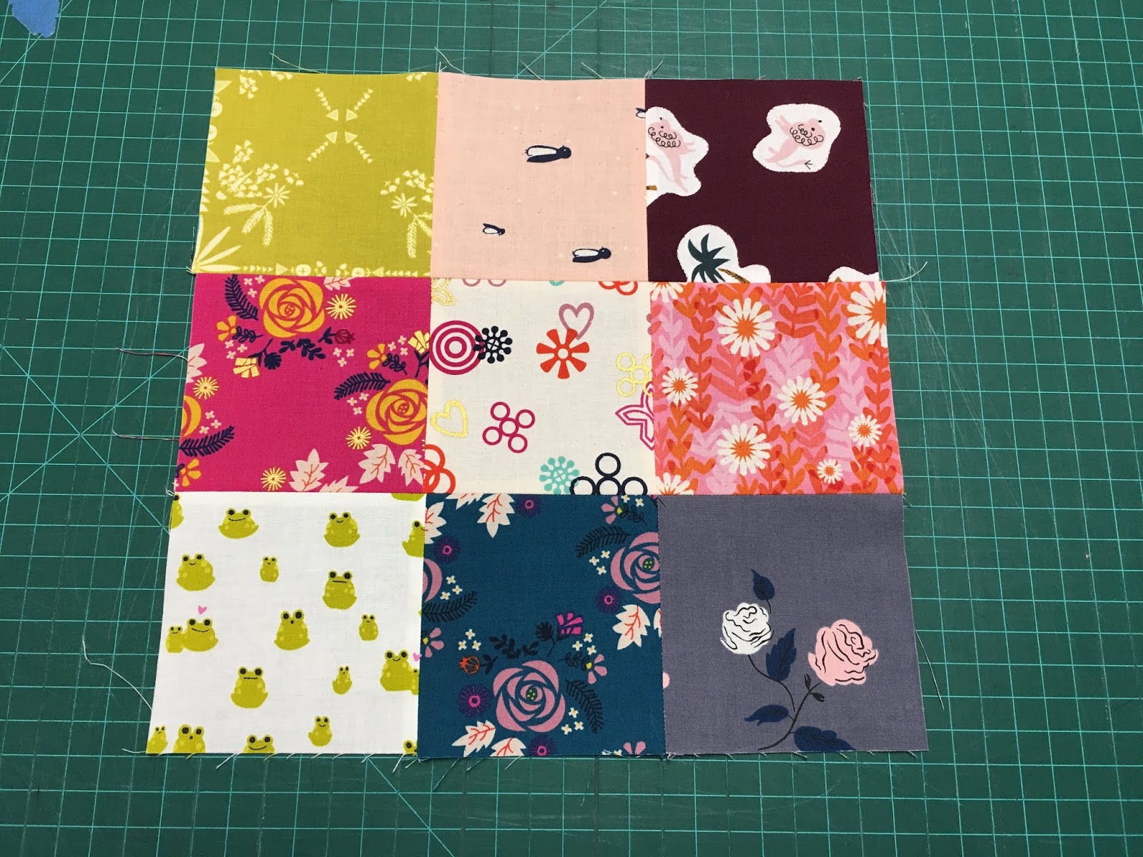 Ye Olde Disappearing 9 Patch Diagonal Cut Tutorial (or