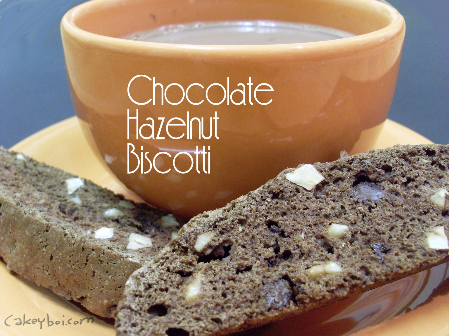 Cakeyboi Chocolate Hazelnut Biscotti