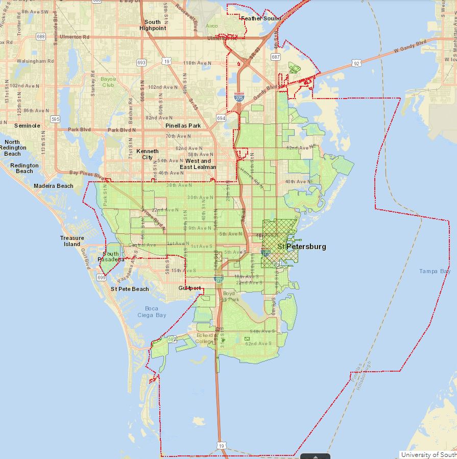 The Jungle Country Club History Project The History of St. Petersburg's City Limits and