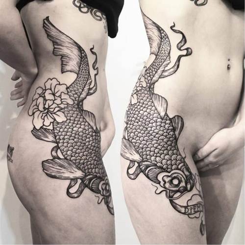 Poetic And Surrealistic Blackwork Tattoos By Faustink