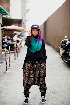 Hijaber Hipster topi hiphop