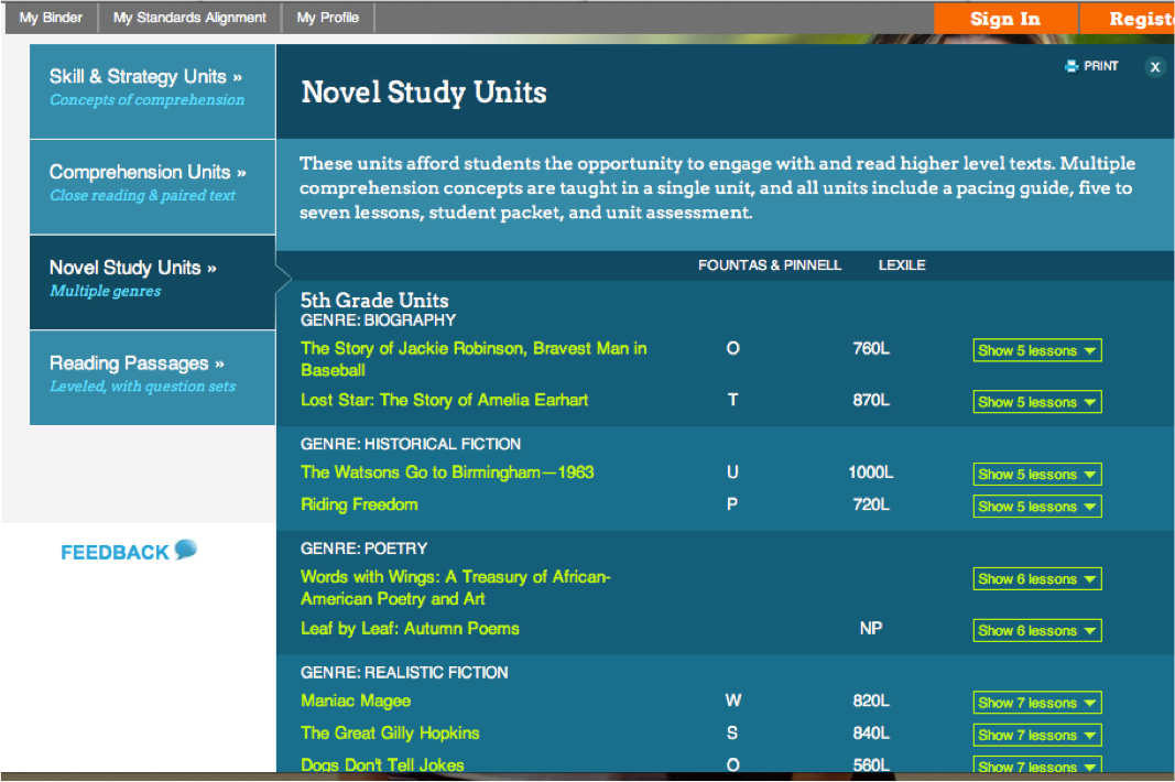 Readingresources A FREE reading resource!