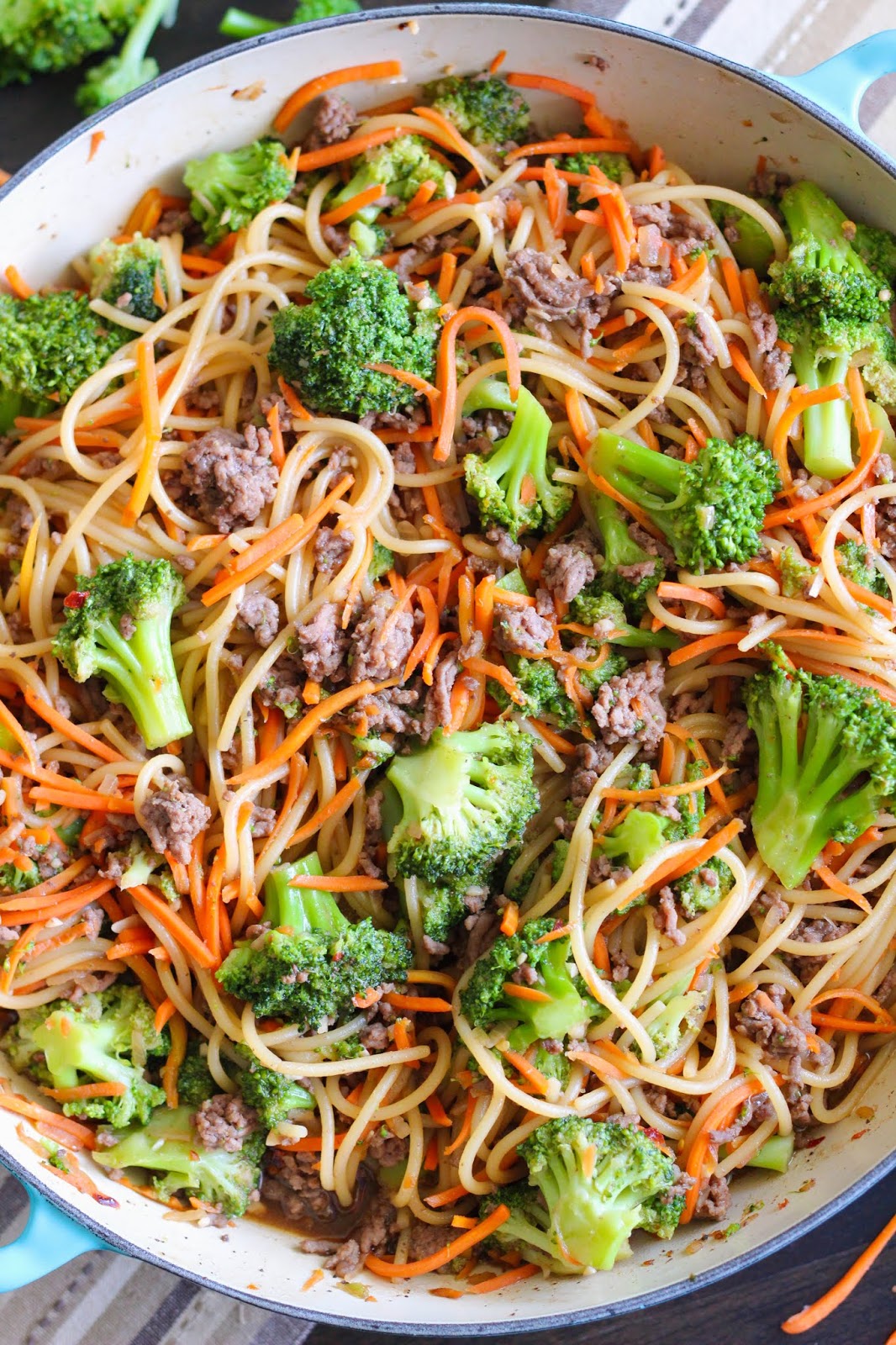 Eat Cake For Dinner Easy Ground Beef Lo Mein {In under 30 minutes}