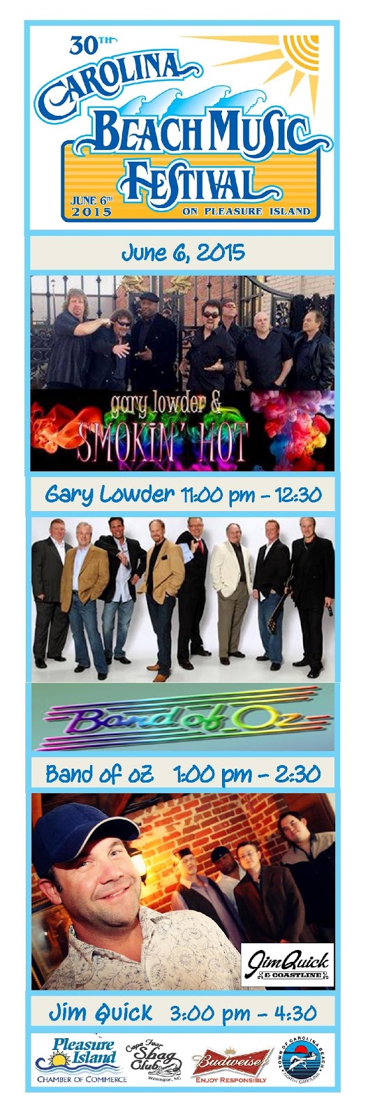 Pleasure Island, NC 30th Carolina Beach Music Festival