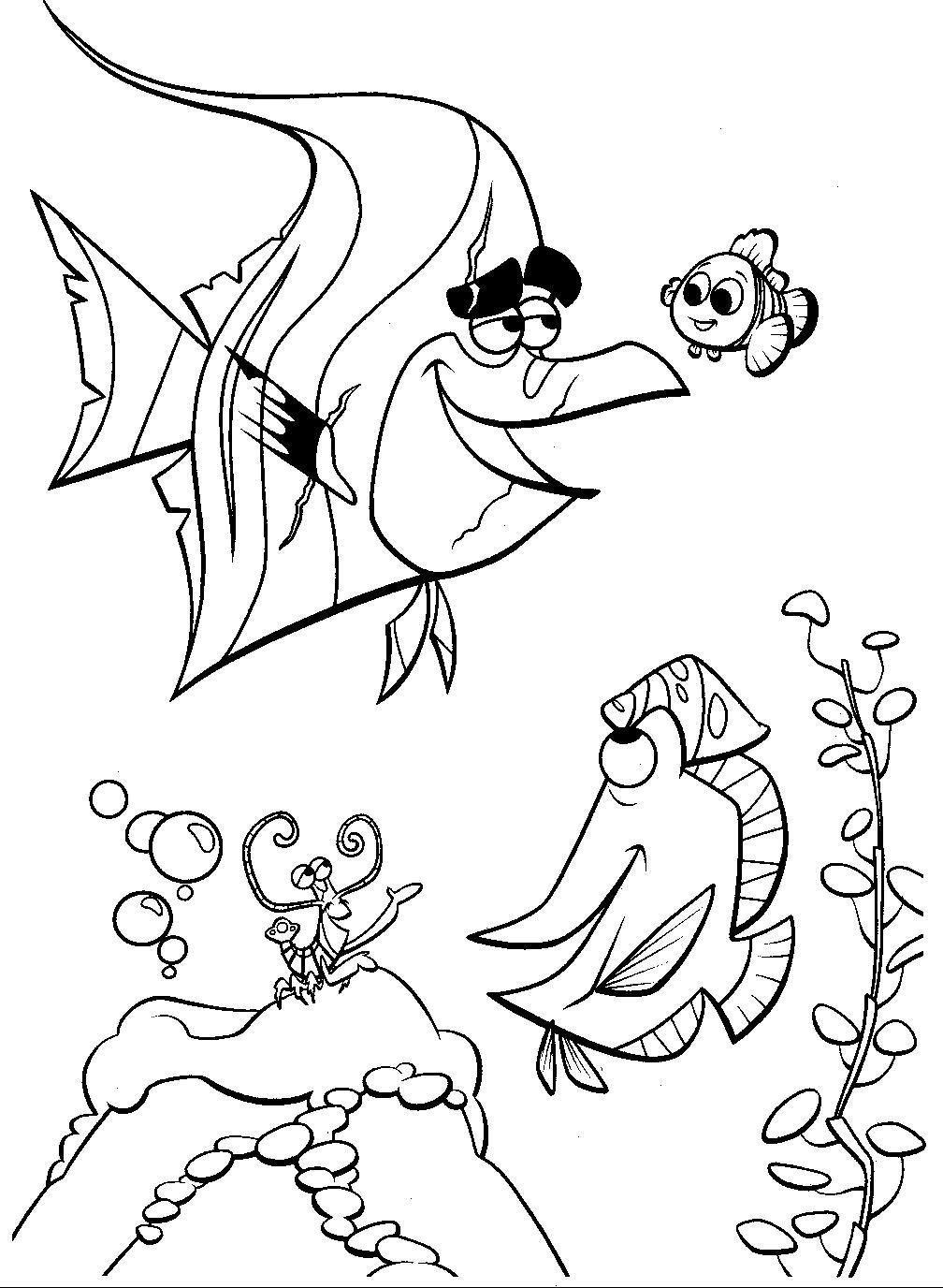 Krafty Kidz Center: Finding Nemo Coloring Pages