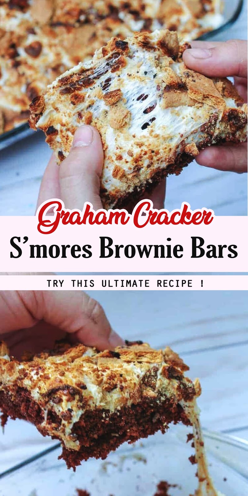 Graham Cracker S’mores Brownie Bars RECIPE BEMBLOO