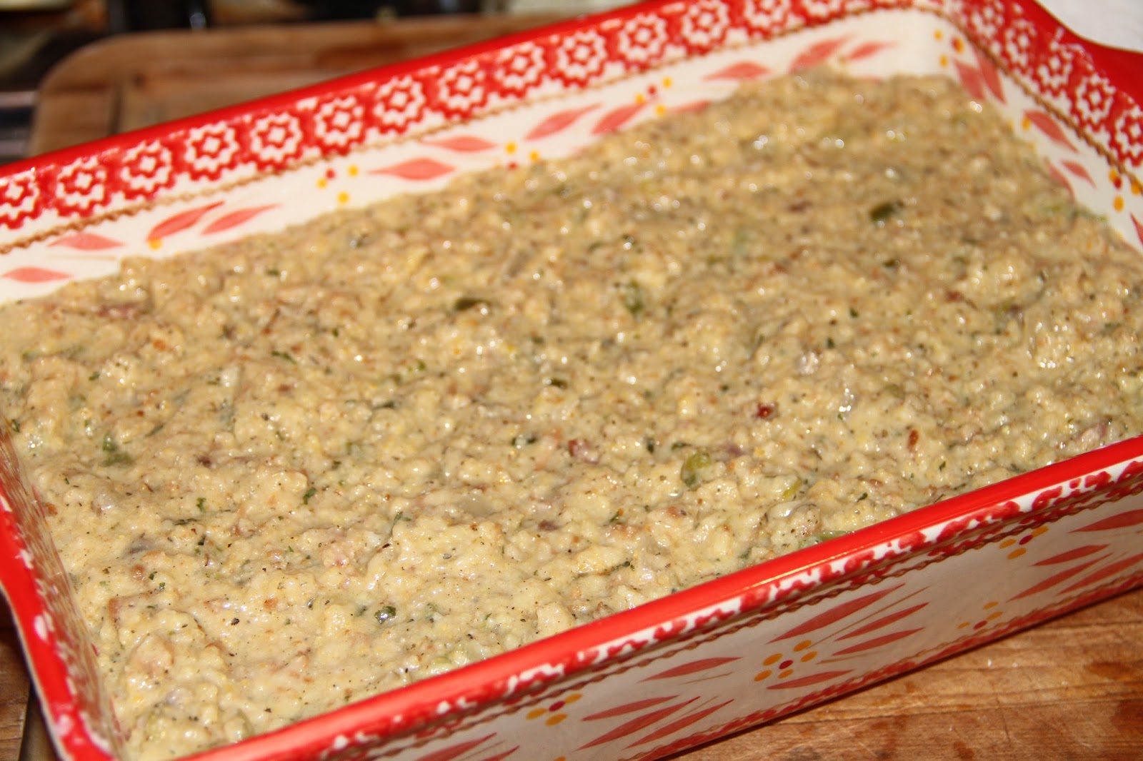Deep South Dish Cornbread Sage Dressing with Gravy