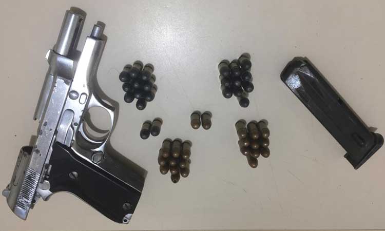 Jacobina: Homem é preso com pistola e munições no bairro da Caixa D’água