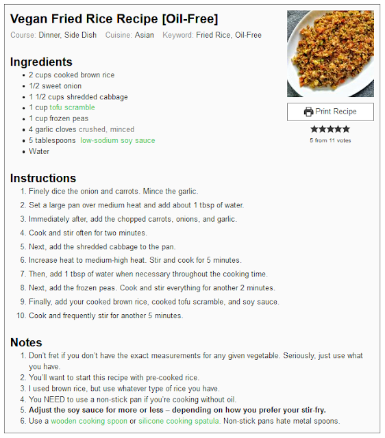 #Vegan #Fried #Rice #Recipe [Oil-Free]