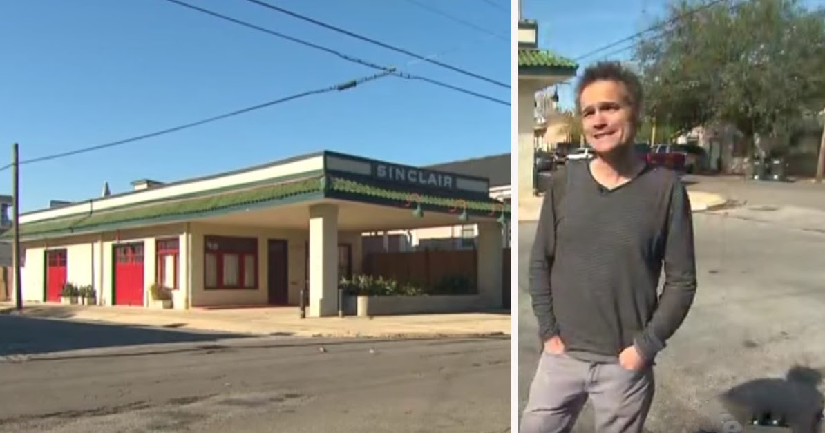 Man Transforms Old Gas Station Into Stunning Home For Family Handy DIY
