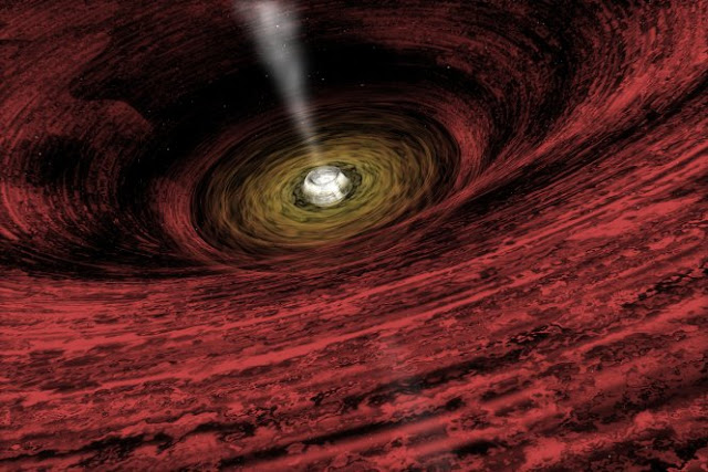 supermassive black holes in space. supermassive black holes.