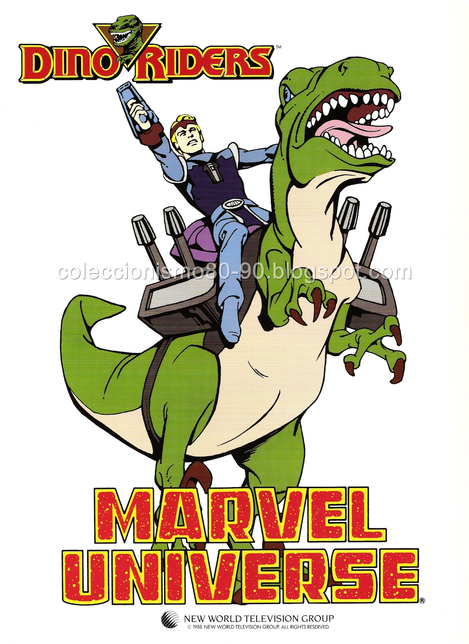 Coleccionismo 80-90: DINO-RIDERS: LÁMINA PUBLICITARIA