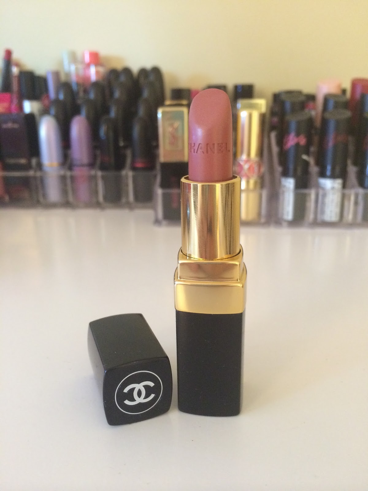 The Glamourelle Chanel Rouge Coco 'Adrienne' Lipstick Review