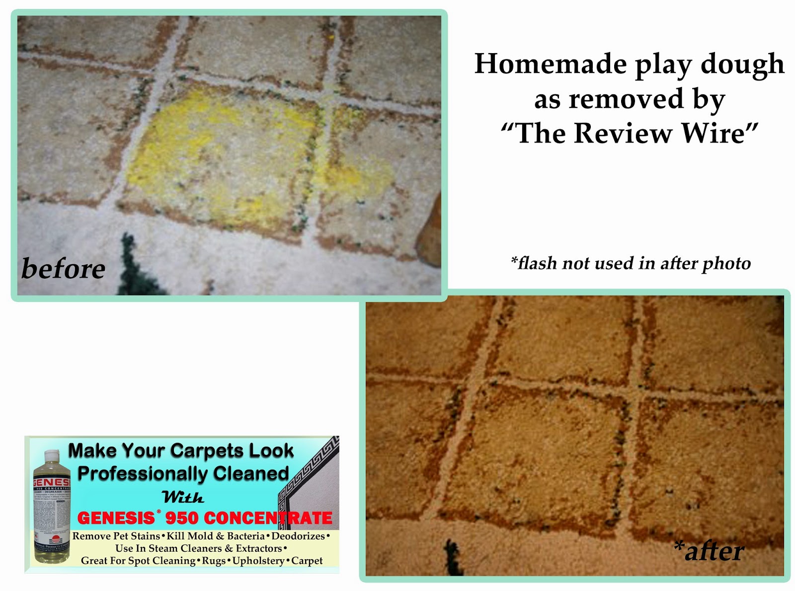 Remove Play-dough from carpet