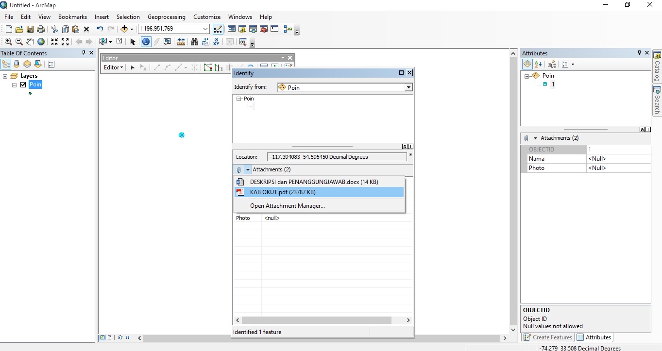 Membuat Attachment di ArcGIS Share to The World