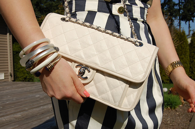 White French Riviera Chanel Flap bag