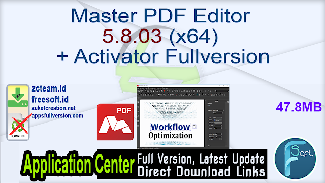Master PDF Editor 5.8.03 (x64) + Activator Fullversion
