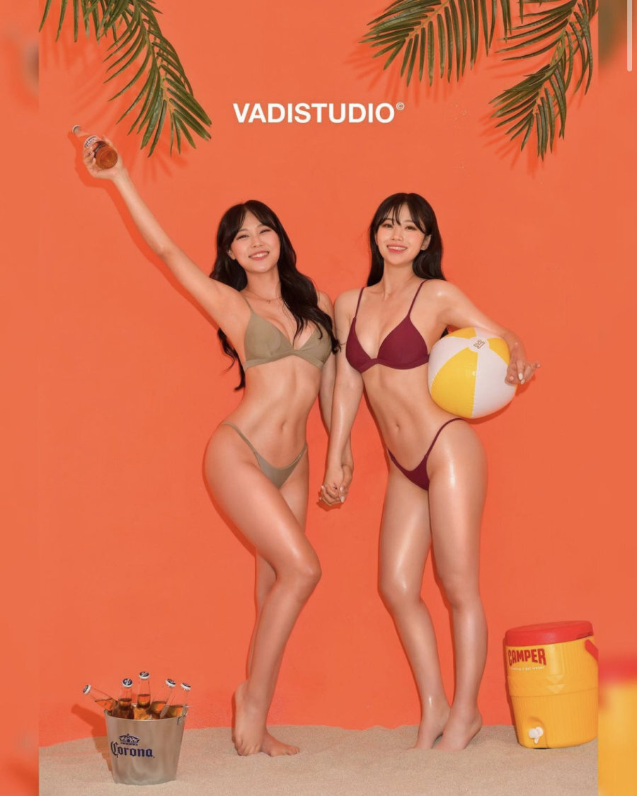 롯데자이언츠 김나연, 박선주 치어리더 비키니 - 디쁠