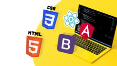  Web Development with HTML, CSS, Bootstrap,React JS & Angular