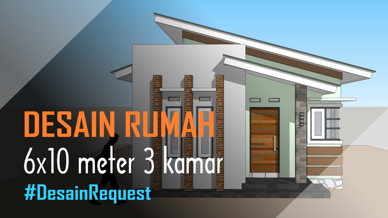 25 Gambar rumah minimalis sederhana 1 lantai 3 kamar tidur