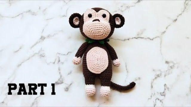 Monkey Monkey Amigurumi Tejido a Crochet