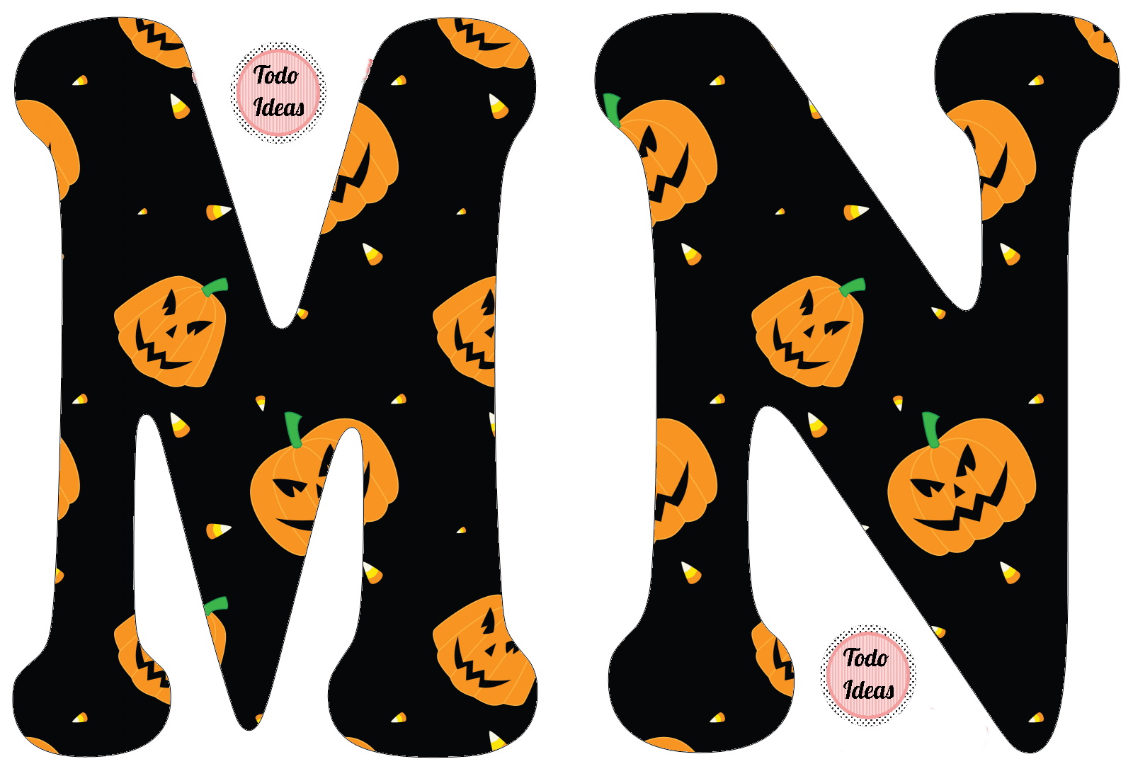 Letras Para Imprimir Halloween - EDUKITA