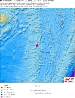 Cutremur puternic cu magnitudinea de 6,7 grade in Fiji