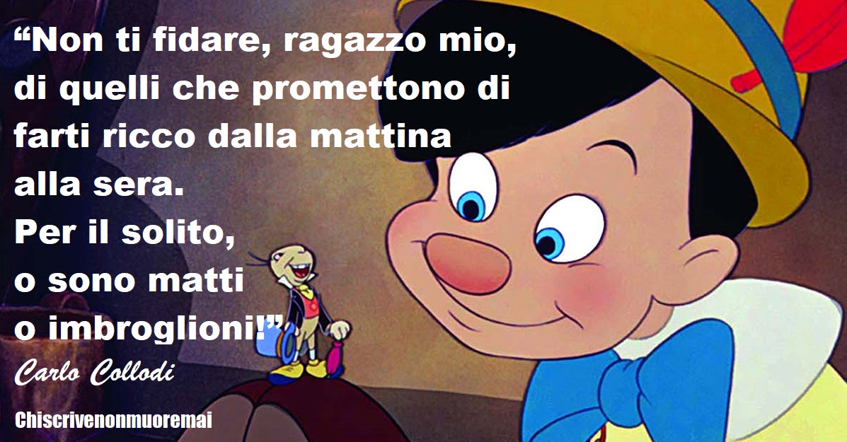 Chi scrive non muore mai Buon compleanno Pinocchio (Disney)!