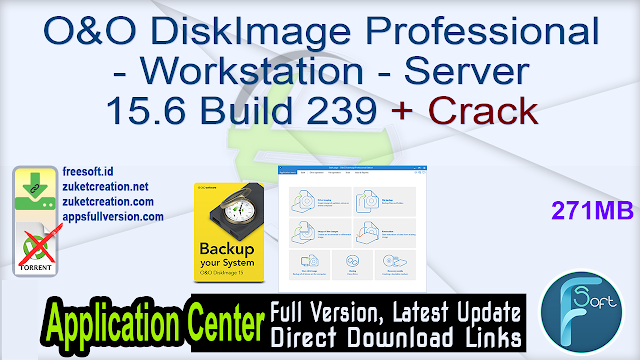 O&O DiskImage Professional – Workstation – Server 15.6 Build 239 + Crack O&O DiskImage Professional – Workstation – Server 15.6 Build 239 + Crack