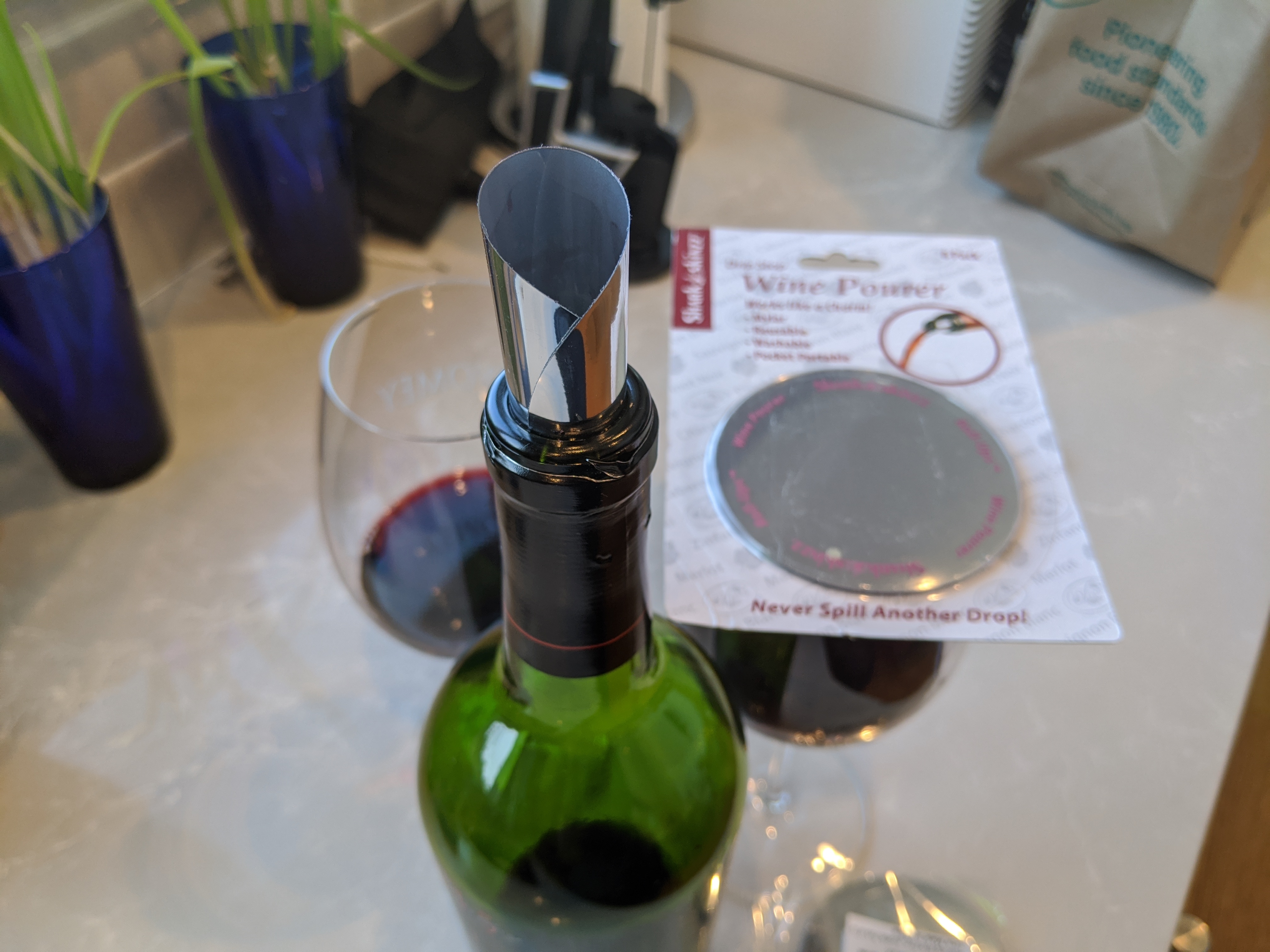 Mylar Wine Pourers