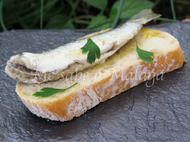 receta sardinas en aceite de oliva Málaga