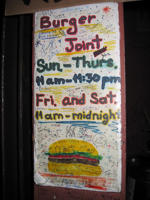 Joint hunters shouldn't miss the Burger Joint which is a place for dining in New York that is tucked behind Le Parker Meridien
