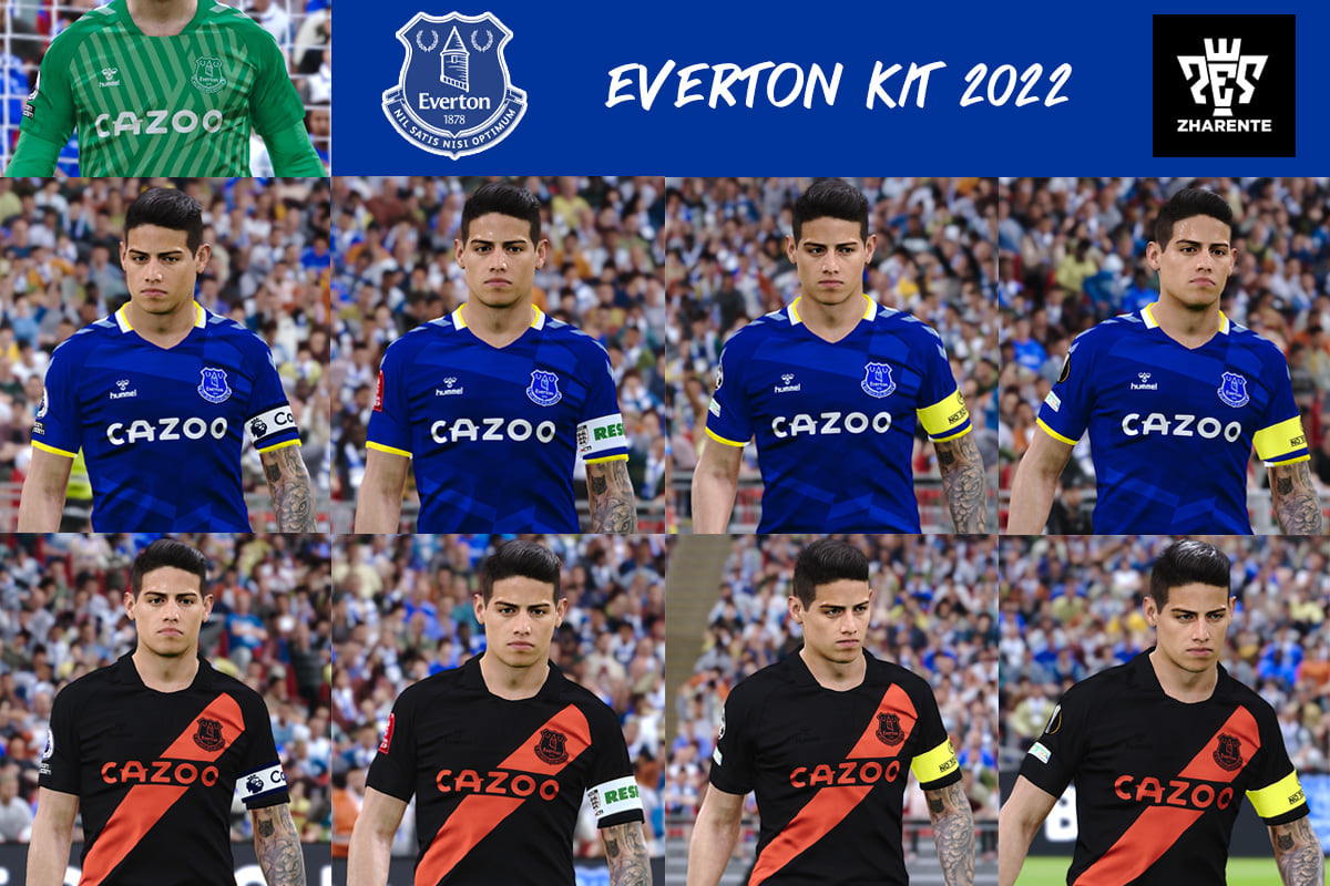 PES 2021 Everton kit official 2021/2022 By AerialEdson