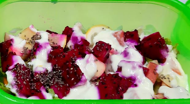 36+ Cara Membuat Salad Buah Naga Gif