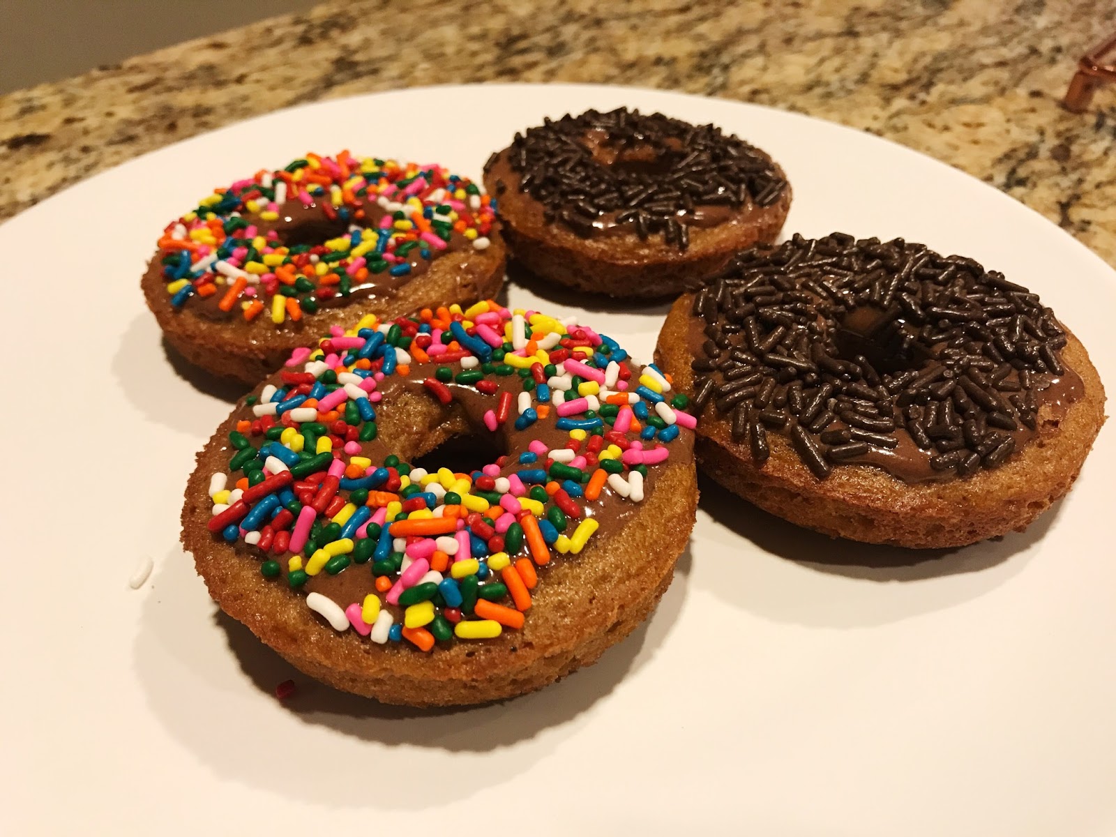 Sparkling from the Inside Out Protein Donuts