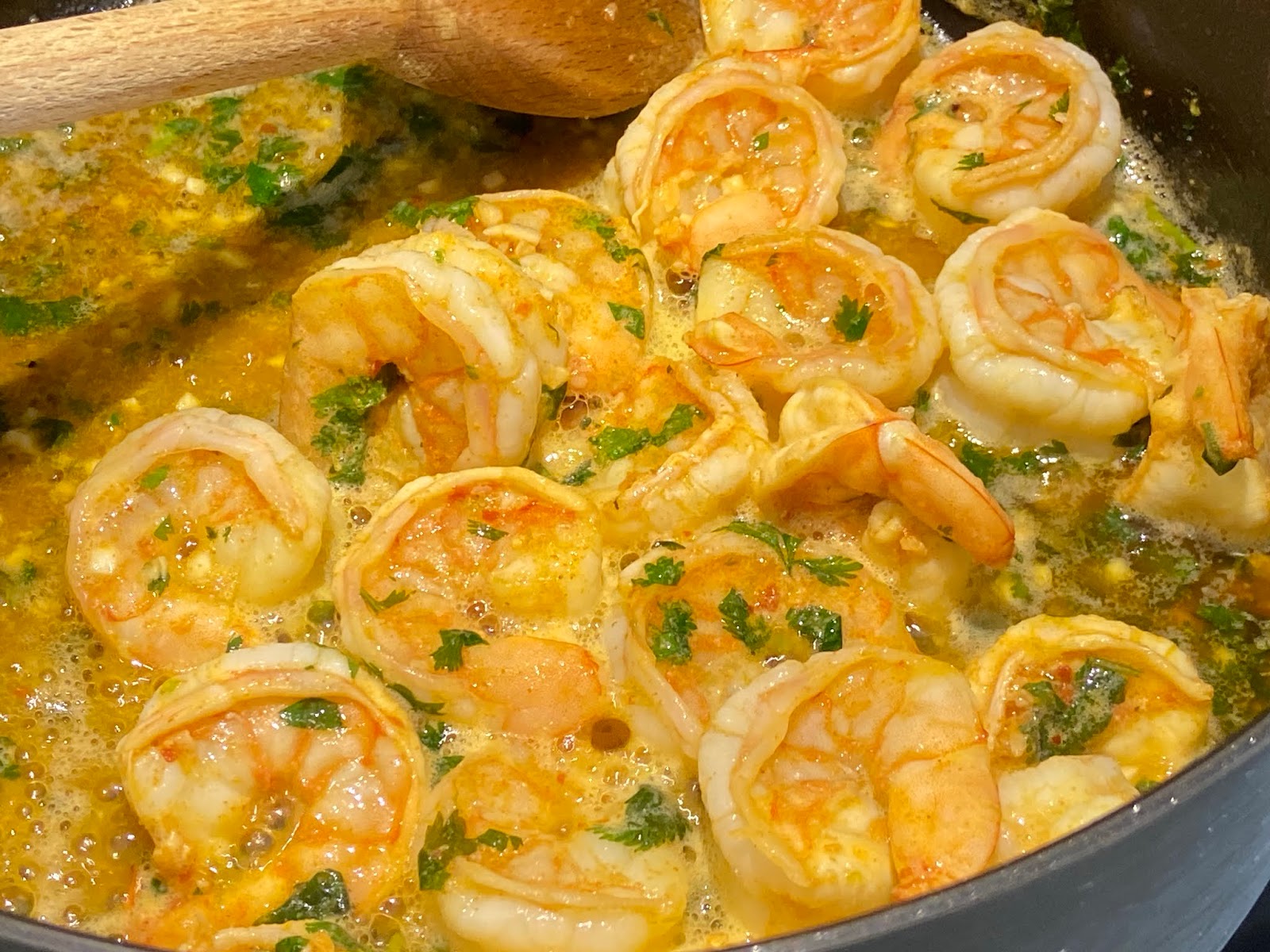 The Pastry Chef's Baking LimeCilantro Shrimp (keto and low carb)