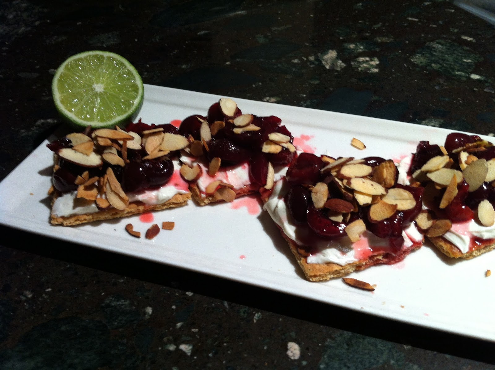 Cherry Cheesecake Snack