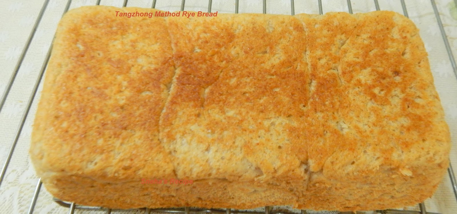 Tangzhong Method Rye Bread Sneha's Recipe