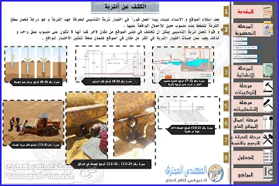 المرحلة التحضيرية للمشاريع الانشائية, التمهيد لتنفيذ اي مشروع انشائي, التحضير للمشاريع الانشائية, استكشاف الموقع, عمل الميزانية الشبكية, الجداول الزمنية, عمل جدول زمني للمشروع, الجدول الزمني, الكشف عن التربة قبل البدء في المشروع