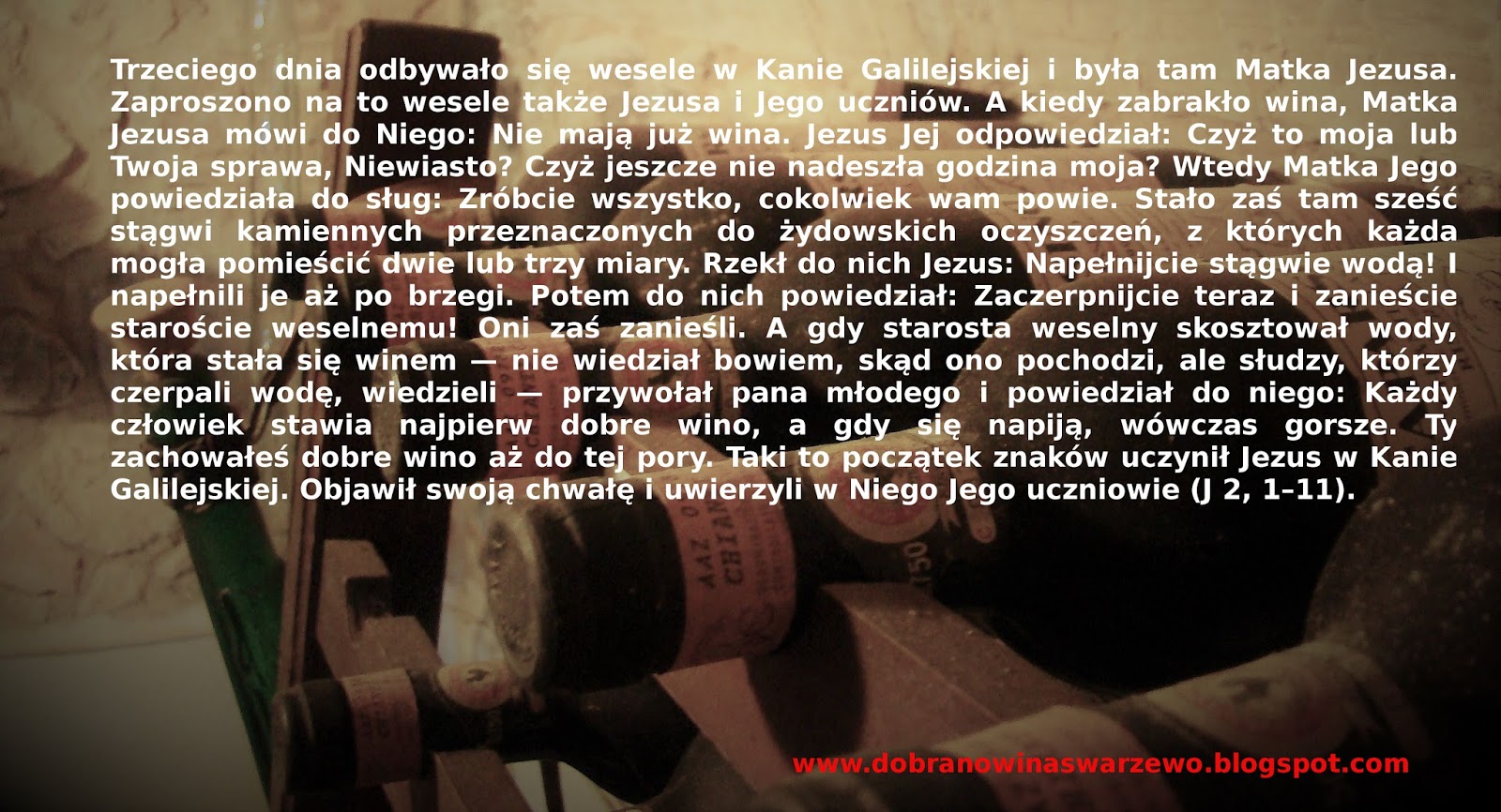 Dobra Nowina: Zróbcie wszystko, cokolwiek wam powie mój Syn