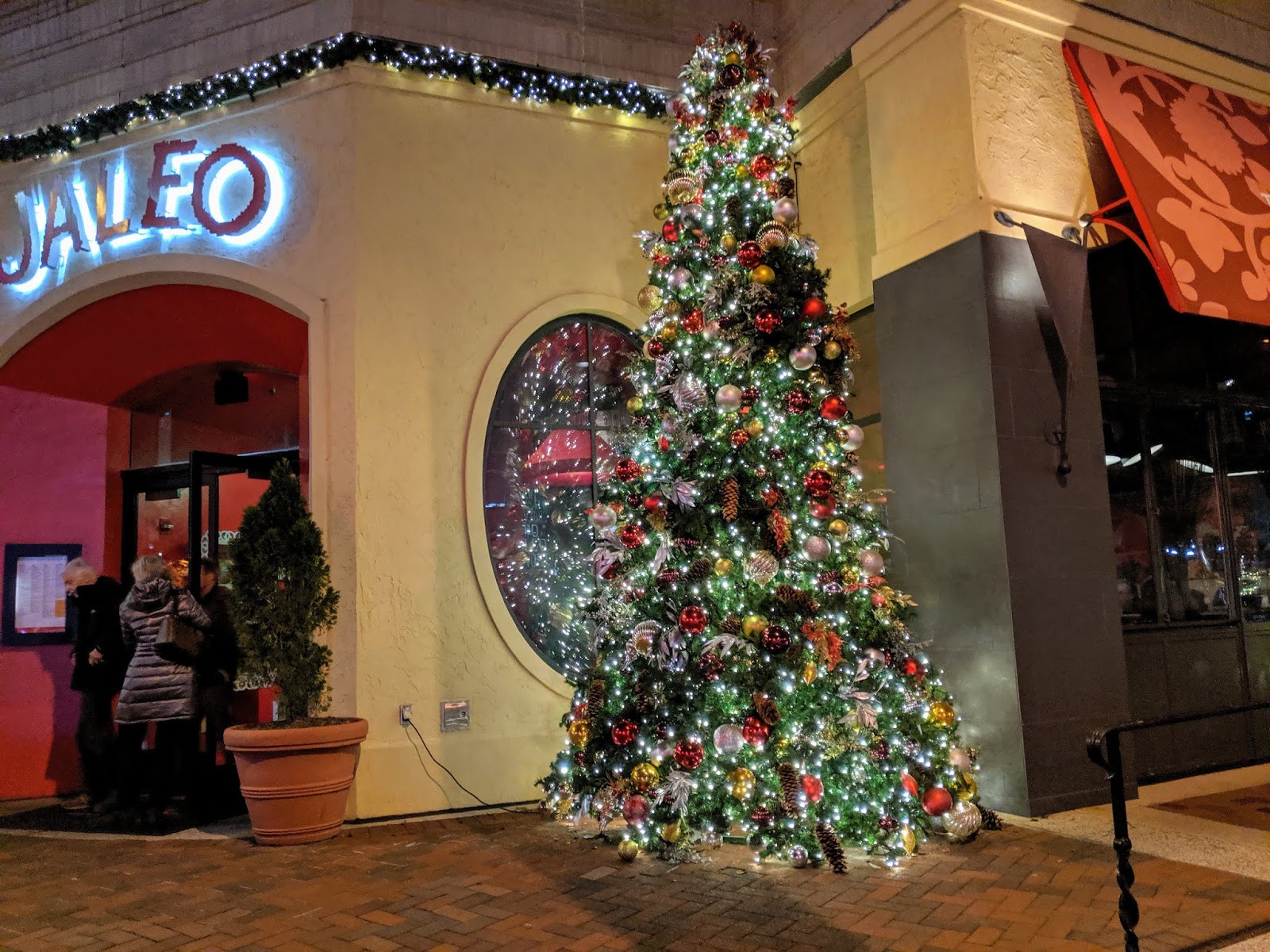 Robert Dyer Bethesda Row Christmas trees delivered at Bethesda Row
