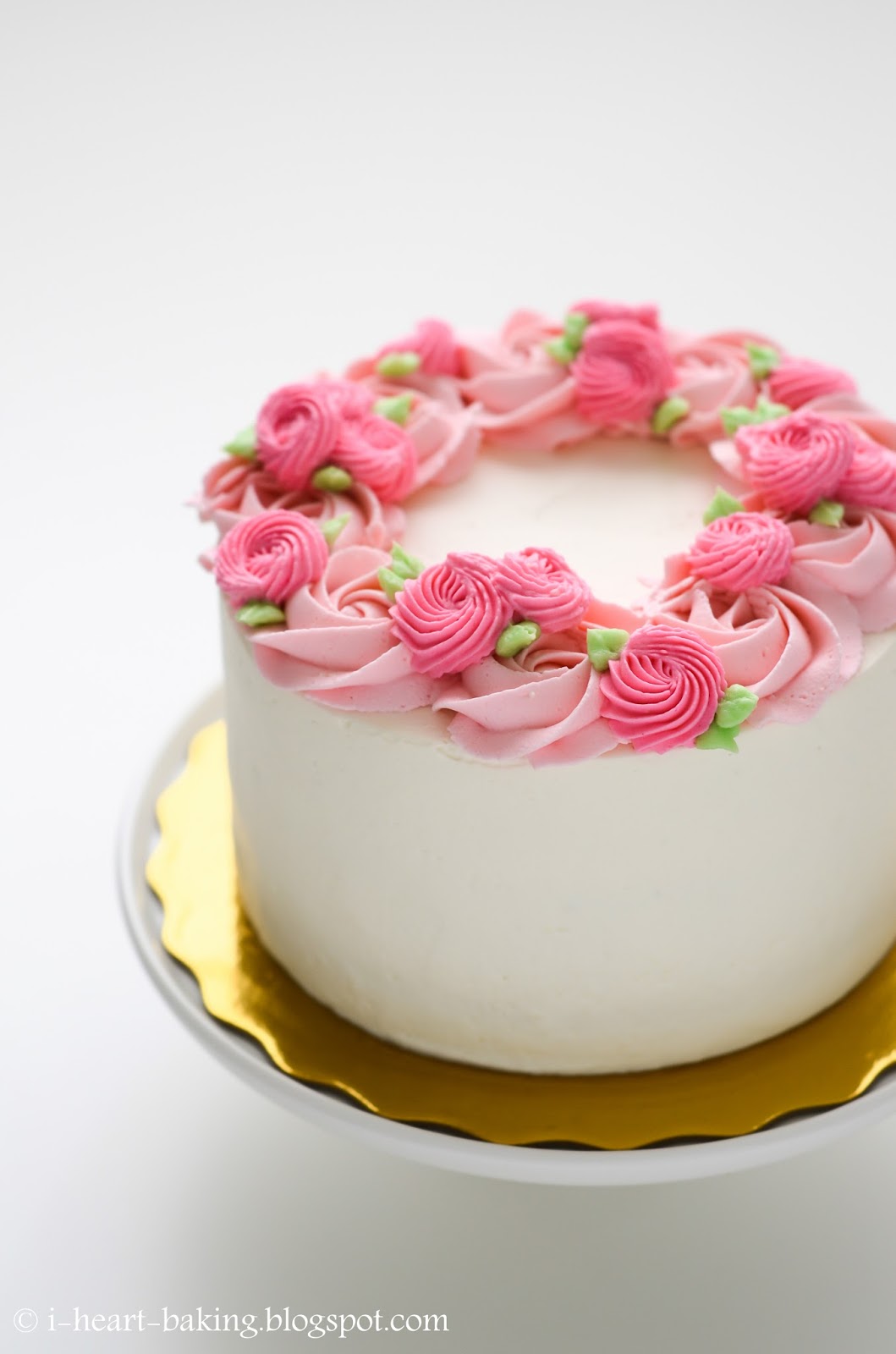 i heart baking! floral wreath cake for mother's day